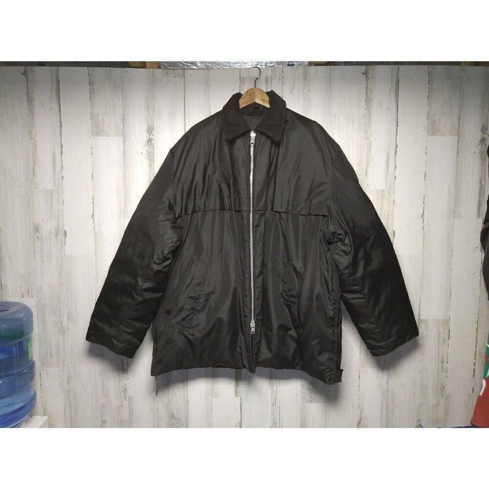 VTG Sportscaster Seattle Mens Coat Size 52 Black Extreme Weather Insulated